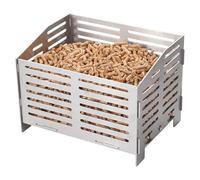 Valiant Pellet Burner Basket for Wood Burning Stoves and Fireplaces | Thickened Stainless Steel Construction | Ventilated Design for Even Burning | 3kg Capacity | 4-Hour Burn Time