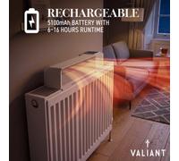 Valiant Radiator Fan Pro | Rechargeable Heat Booster | For Single & Double Rads