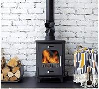 Valiant Stove Pipe Fan - Remora, Flue Pipe Mounted & Red Thermometer BUNDLE