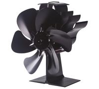 Valiant Stove Fan with 6 Blades in Black Valiant Black