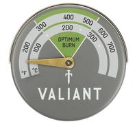 Valiant FIR116 Magnetic Stove Thermometer, Aluminum, Green, 63mm