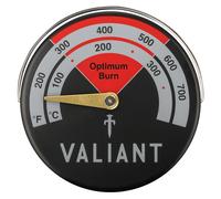 Valiant Stove Thermometer - Red Magnetic Stove Thermometer