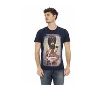 Valiant T-shirt - male - Trussardi - T-Shirts - Blue - 2XL - Tops 2XL