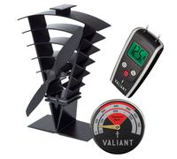 Valiant Vanquish Stove Fan, Magnetic Thermometer And Moisture Meter