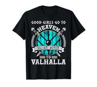 Valiant Women Valhalla Norse Viking Lagertha Shield Maiden T-Shirt
