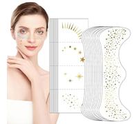Valicaer 30 Sheets Glitter Freckles Face Tattoo Gold Freckles Femporary Face Tattoos Speckle Freckle,6 Design Colorful Multichrome Holographic Waterproof Stickers for Halloween Christmas Festival