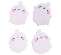 Valicaer Cute Sticky Notes Cute Post it Note 4 Rabbit Design Cute Animal Sticky Notes Set Reminder Pads for Kids Classroom Party Bag Fillers School Home Office Supplies Kids Gifts