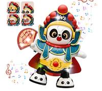 Valicaer Electric Musical Dancing Panda Robot Toy - Electric Musical Interactive Toy for Kids, Face Changing,Singing & Walking Motion, for Children (Panda)