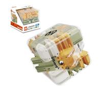 Valicaer Large Labyrinth 3D Maze Cube - Engaging Brain Teaser Toy for Adults & Teens, Spatial Awareness Brain Training & Educational Focus Game for Stress Relief & Logic Development (Yellow)