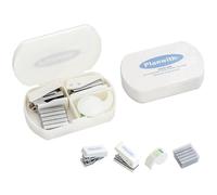 Valicaer Mini Strip Stapler Portable 12 Sheet Capacity,3 in 1 Multi-Functional Tool Including with 500 Staples Hole Punch Paper Puncher Tape Dispenser(White),(TANG9084-5934RD)