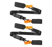 Valicaer Ski Fastener Tapes,2Pcs Ski Strap and Pole Carrier Adjustable Snowboard Shoulder Strap Ski Boot Straps with Protector Pads Cushioned Shoulder Ski Wraps Ties Gear Storage Sports Accessories