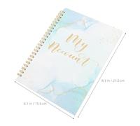 VALICLUD 1 Book Checkbook Register Financial Record Book 60 Pages Paper Lightweight Check Management Financial Tracking Tool for Personal Banking