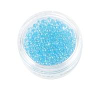 VALICLUD 1 Box DIY Micro Beads for Nail Art Glass Non Porous Manicure Ornament Lightweight Durable Nail Beauty Accessories for Women and Home Use