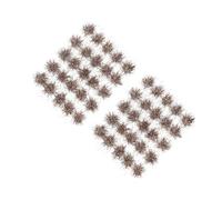 VALICLUD 1 Box Simulation Grass Cluster for DIY Sand Table Decor Miniature Resin Grass Tufts for Model Train Scenery Building Models and Gardens and Practical Landscape Accessories Per Box