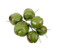 VALICLUD 1 Bunch Realistic Artificial Coconuts Model Decorative Simulation Prop for Tropical Wedding Party Home Garden Office Decor Jungle Luau Atmosphere