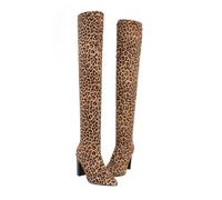VALICLUD 1 Pair Chic Over The Heel Boots for Women Stylish Thigh High Design with Skid Sole Comfortable and Practical Winter Footwear for Fashion and Casual Outfits for Autumn and Winter