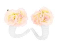 VALICLUD 1 Pair Gothic Sheep Horn Headpiece Sheep Decorations for Adults Clip-on Horns Hair Clip Flower for Gothic Costumes Halloween Accessory