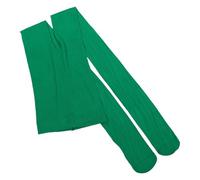 VALICLUD 1 Pair Irish Green Thigh High Stockings Over Knee Socks for St Patrick's Day Costume, 110cm Dark Green Classic Stockings for Women and Festival Accessories