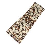 VALICLUD 1 Pair Women Cloth Arm Sleeves for Sun Protection with Large Elasticity and Anti-slip Features, Brown Cooling Protective Sleeves for Traveling and Running Outdoors