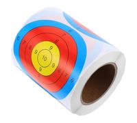 VALICLUD 1 Roll 76mm Adhesive Shooting Targets Stickers with Fluorescent Paper Material and Glow the Dark Feature for Outdoor Shooting Training