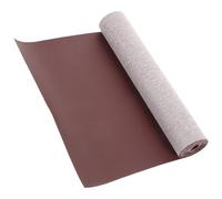 VALICLUD 1 Roll of Brown Pu Leather Sheet 20x120cm for Leathercrafting and Making Shoes, Versatile Faux Leather Fabric Suitable for DIY Craft Bag and Scarf Projects