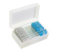 VALICLUD 1 Set Comprehensive Prepared Microscope Slides Set with Case Specimen Slides for Biology Education Views of Cell Structures Diverse Learning Experience