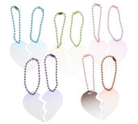 VALICLUD 1 Set DIY Keychain Car Key Holder Bag Pendant Heat Pendant Key Chain Heart Wallet Key Hanging Prop Love Heart Key Chain Purse Holders for Your Car Blank Keychains Bag Decor Acrylic