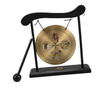 VALICLUD 1 Set Feng Shui Brass Gong Elegant Chinese Home Decor with Stand Traditional Artware for Harmonious Atmosphere Feng Shui Ornament for Energy Balance and Cultural Significance