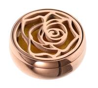 VALICLUD 1 Set Fragrance Diffuser Clip Rose Gold Essential Oil Mask Holder with Cotton Pads Lightweight Compact Design Compatible for Daily Use