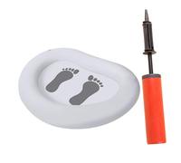 VALICLUD 1 Set Inflatable Foot Wash Basin Portable Foot Bath for Pool Entry for Spas and Water Therapy Lightweight and Spacious Design Random Color