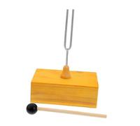 VALICLUD 1 Set Multi Functional Acoustic Education Fork with Wooden Resonance Box for Engaging Physics Experiments and Sound Wave Demonstration