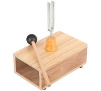 VALICLUD 1 Set Tuning Fork Set with Hammer Base for Sound Therapy Yoga and Acoustic Experiments Durable Material for Teaching and Relaxation