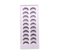 VALICLUD 10 Pairs Multi Layer Fake Eyelashes Dense Makeup False Lashes Natural Look Eye Beauty Lashes for Salon and Personal Use