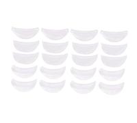 VALICLUD 10 Pairs Silicone Lash Lift Pads Eyelash Perming Pads Transparent Reusable Eyelash Beauty Tool for Professional Salon and Individual Use