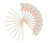 VALICLUD 10 Pcs Essential Oil Rattan Diffuser Sticks with Rose Flower Decor for Aromatherapy Straight Natural Fragrance Reeds for Home Living Room Kitchen Bathroom Office and Wedding