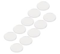 VALICLUD 10 Pcs Eyelash Extension Silicone Pad Round Reusable Makeup Tool Natural Lash Enhancer for Selfie and Makeup