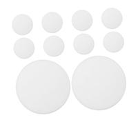 VALICLUD 10 Pcs Glare Lamp Shade Ceiling Light Diffuser Covers Round Plastic Lampshades for LED Downlights and Spotlights Eye Strain Reducing Soft Light Atmosphere for Office and Home
