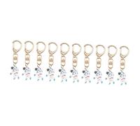 VALICLUD 10 Pcs Key Rings Ornaments Astronaut Keychain Creative Keychains Japanese Keychain Astronaut Keyring Car Keyring Cloud Keychain Car Key Chain Keyrings Outer Space Keychain