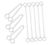 VALICLUD 10 Pcs Metal Hanging Chains with Hooks for Suncatchers Photo Frames and Garden Ornaments and Lightweight for Indoor Outdoor Use for Signs and Tags