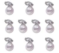 VALICLUD 10 Pcs Mini Pearl Hair Clips for Plastic Decorative Hair Clips Charming and Elegant for Everyday Use