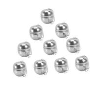 VALICLUD 10 Pcs Stainless Steel Tea Infuser Balls Tea Strainers for Brewing at Home Fine Mesh Residue Filter Lightweight and Portable