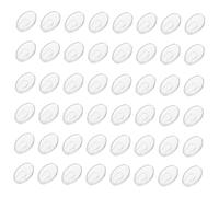 VALICLUD 100 Pairs Clear Glasses Nose Pad Cushions Anti-Slip Soft Plastic Replacement Eyeglass Nose Pieces with Textured Surface for Comfortable Fit in Sports and Daily Use