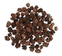 VALICLUD 100 Pcs Mini Artificial Wooden Pine Cones 1-2Cm Christmas Hanging Ornaments Pine Cone Decoration for Christmas Tree Photo Props Home Décor