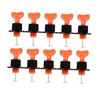 VALICLUD 100 Pcs Reusable Tile Leveling System Kit with Key Wear-Resistant Locator for Wall and Floor Tiles Speeds Installation