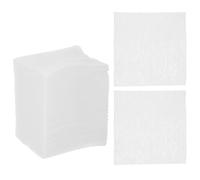 VALICLUD 1000pcs Disposable White Cotton Pads Lint Free Soft Makeup Remover Pads for Nail Polish and Gel Nail Polish Removal Suitable for Pedicure and Facial Cleansing