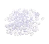 VALICLUD 100pairs Replacement Push Silicone Slip Nose Pads for Eyeglasses Eyewear Nose Pad Replacements for Sunglasses Repair