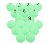 VALICLUD 100pcs Colored Pong Ball 1-100 Plastic Numbered Lottery Balls