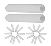 VALICLUD 100pcs Dishwasher Rack Caps Heat Resistant End Covers for Tine Protection Comprehensive Repair for Dishwasher Racks and Safe for Tableware