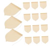 VALICLUD 100pcs Disposable Tea Filter Bags Large Waterdrop Shape Loose Leaf Infuser Sachets for Loose Tea Coffee Spice Herbal Medicine Hot Pot Use