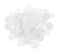 VALICLUD 100pcs Flower Lash Glue Cups Eyelash Extension Glue Container Spill-resistant Portable Organizer for Professional False Eyelash Grafting